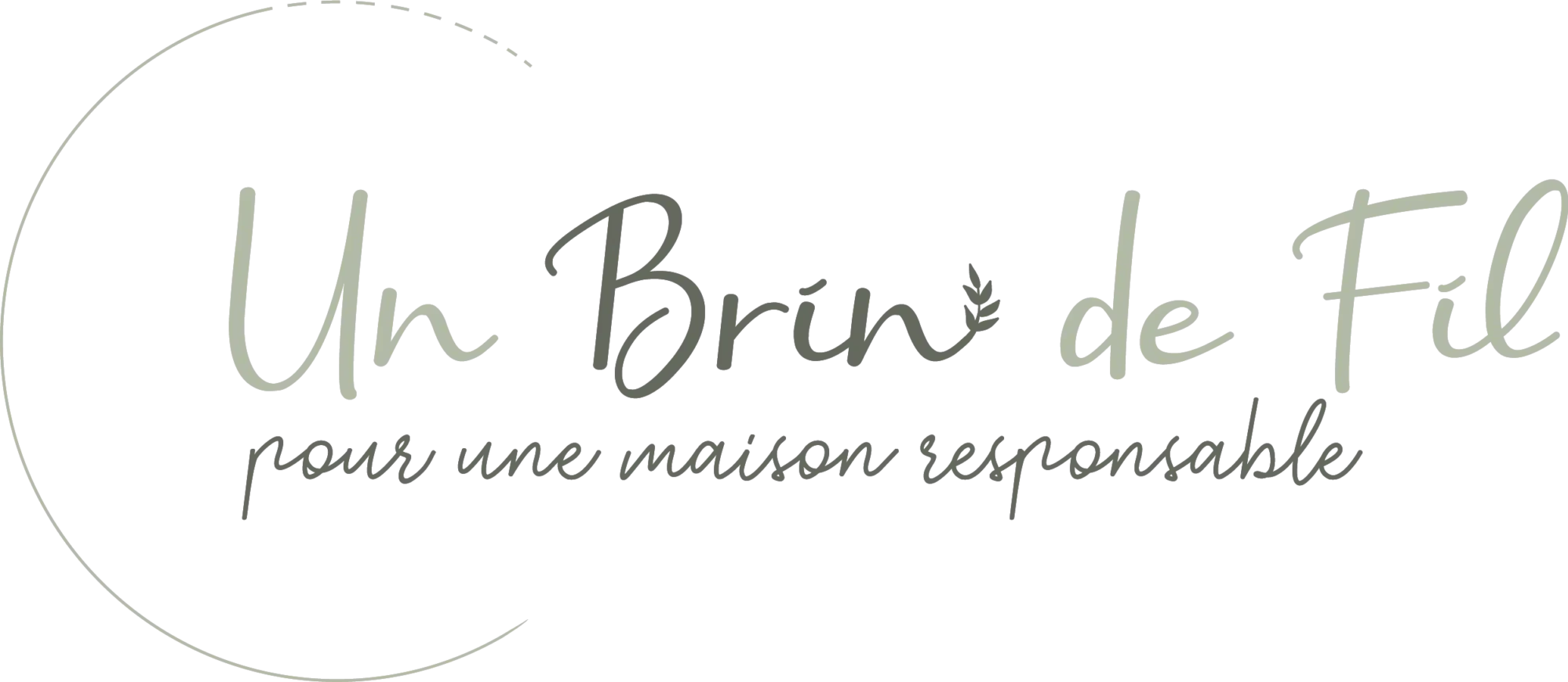 UN BRIN DE FIL LOGO GRAND PNG